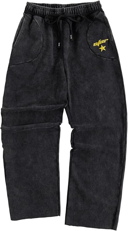 Men'S Y2K Baggy Sweatpants Drawstring Casual Pants